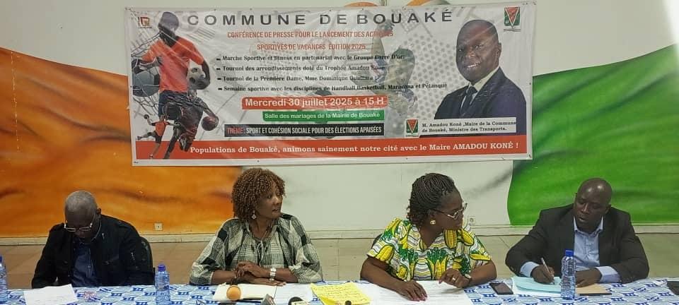 Côte d’Ivoire / Vacances 2025 : La mairie de Bouaké lance ses activités sportives