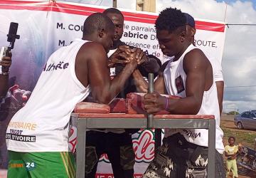 Sport : À Bouaké, Body Group mise sur le bras de fer pour la paix
