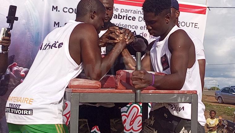 Sport : À Bouaké, Body Group mise sur le bras de fer pour la paix