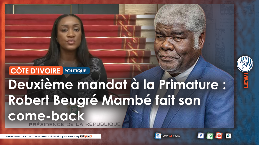 Côte d'Ivoire :  Deuxième mandat à la Primature : Robert Beugré Mambé fait son come-back