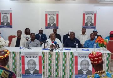 Présidentielle 2025 : À Bouaké, Ahoua Don Mello prône la renaissance industrielle ivoirienne