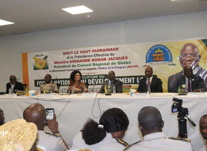 Bouaké : le MILOP clôt son Forum national du développement local et distingue 67 acteurs