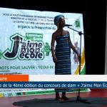 [Reportage TV] Bouaké : La finale de la 4ème édition du concours de slam « J’aime Mon École » consacre les talents de la parole engagée