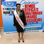 ONG « La Porte de la Nouvelle Espérance » : Pépé Sophie élevée au rang d’ambassadrice internationale de la paix