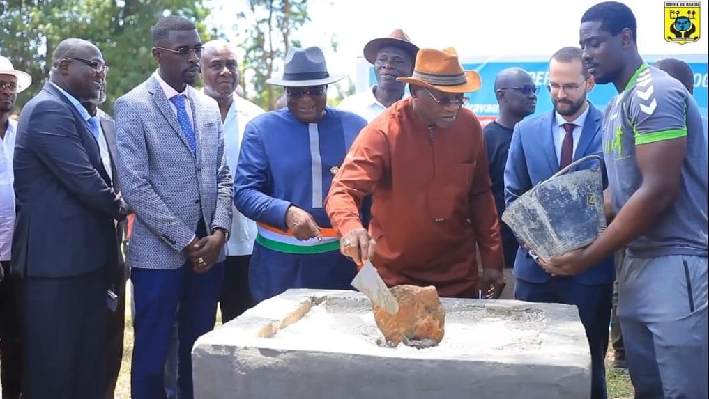 Sports : la rénovation du complexe Meledje Agueri Marcel de Dabou officiellement lancée